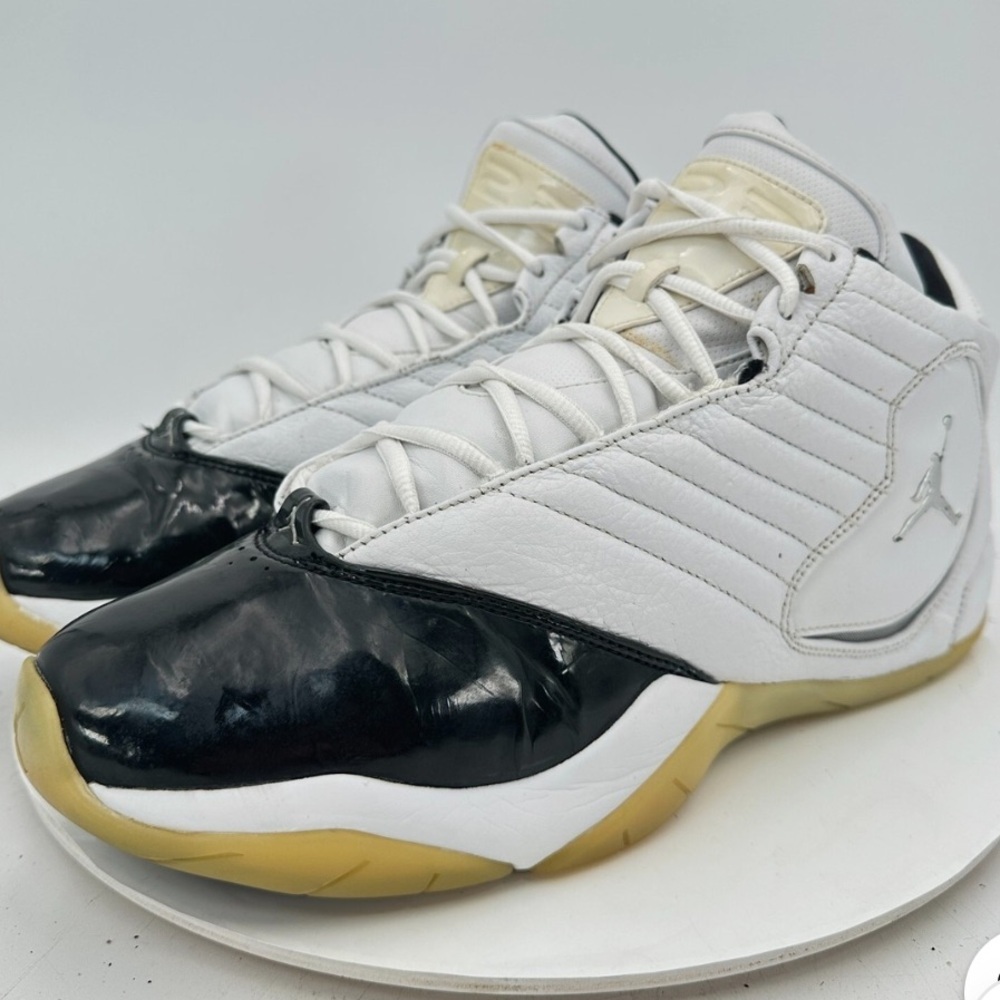 2005 Original Air Jordan Jumpman J 2K White Black Sz 13 - DS OG 312523-106